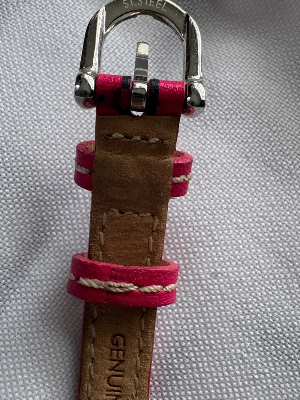 Coach Studio Women’s Watch Pink & Navy Slim Leather Strap 23mm 14501579